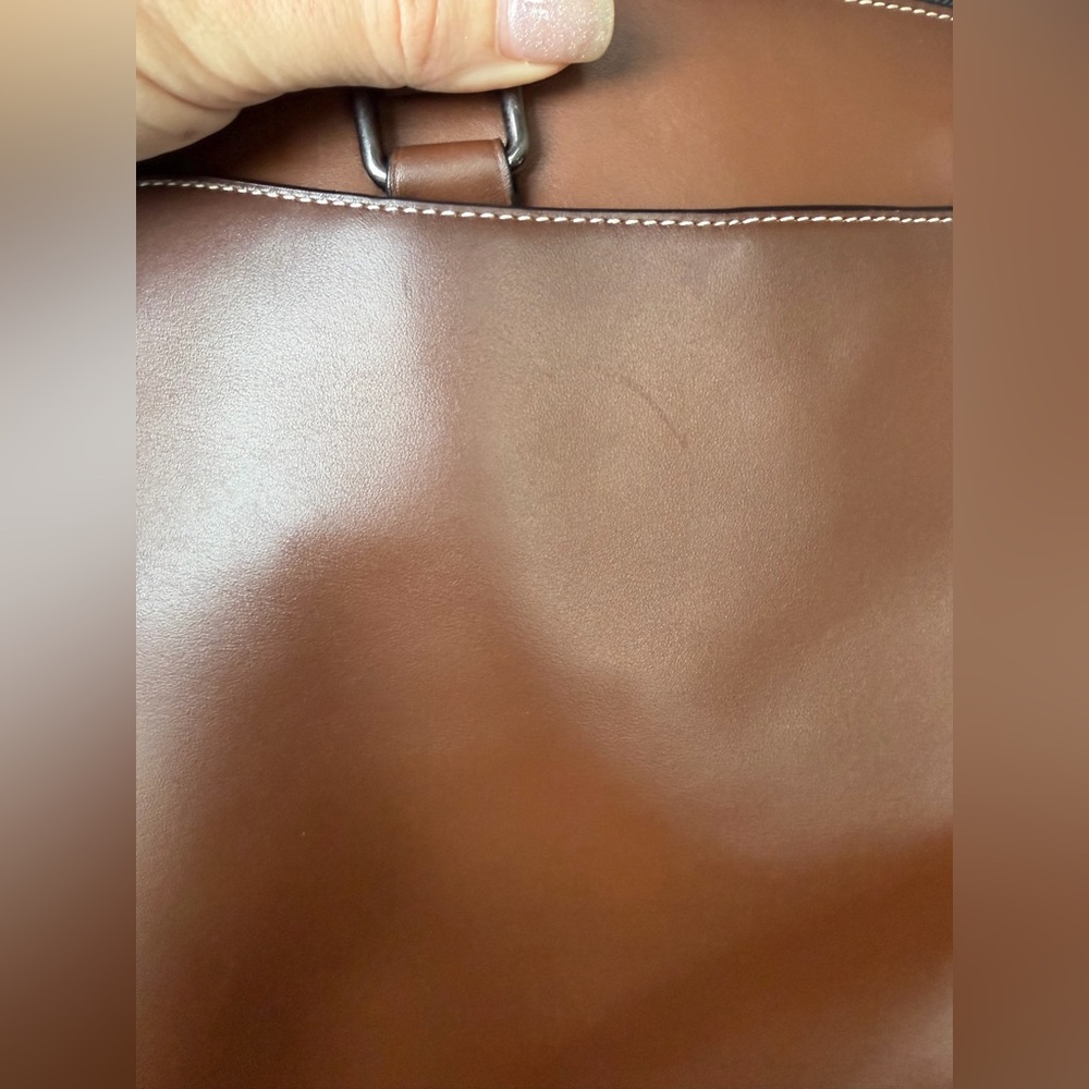 Coach Brown Leather Men or Women’s Briefcase /laptop bag - Picture 2 of 4
